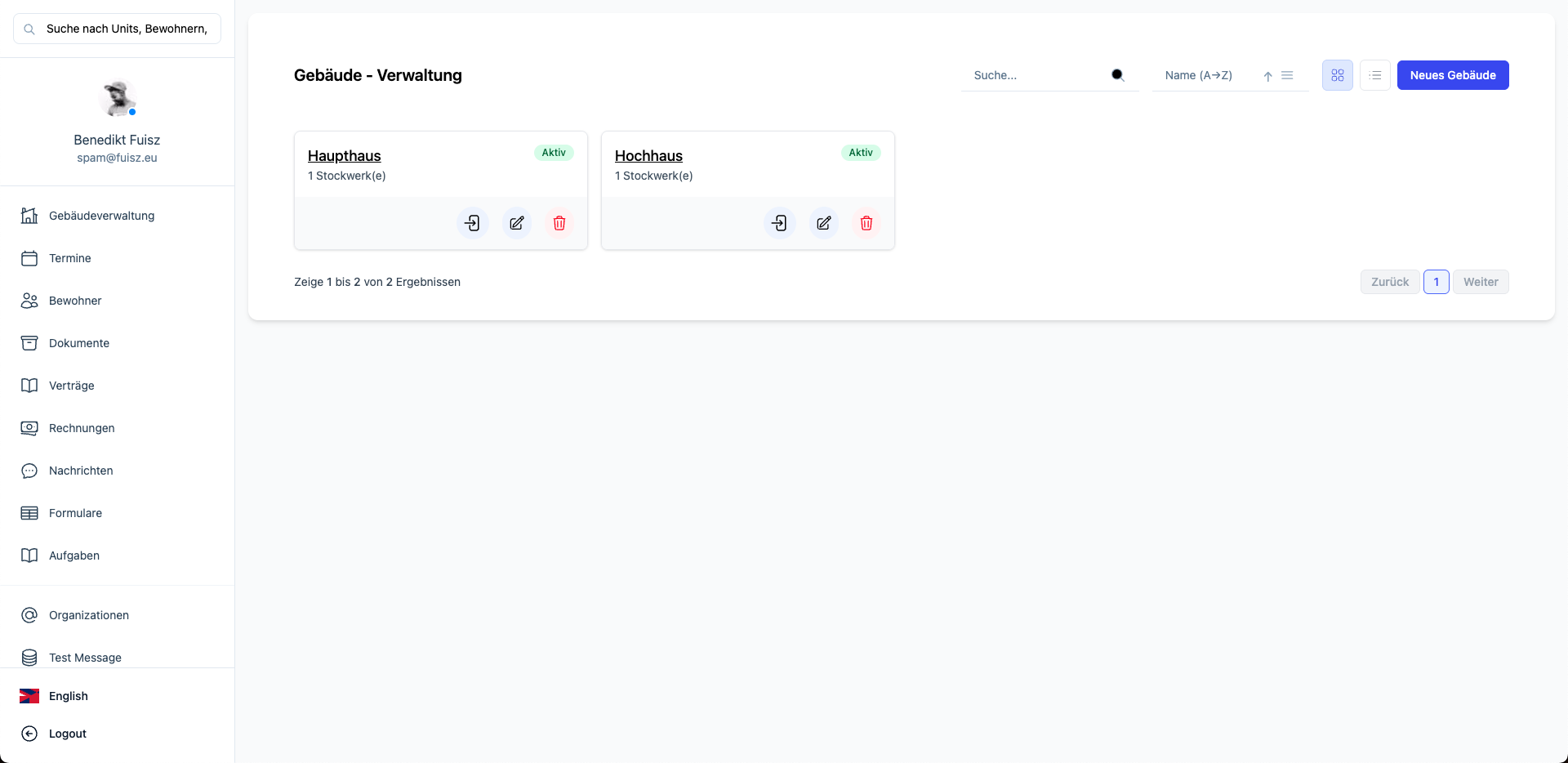 Screenshot of Nestiq website - Innovative SaaS platform